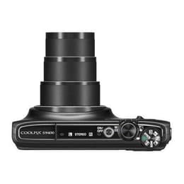 Compact Coolpix S9400 - Black + Nikon Nikkor 18X Wide Optical Zoom ED VR 25-450mm f/3.4-6.3 f/3.4-6.3