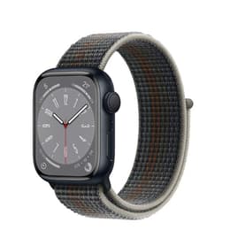 Apple Watch Series 8 (2022) GPS 45 mm - Aluminium Midnight - Sport loop Black