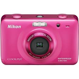 Compact CoolPix S30 - Pink + Nikon Nikkor 3X Optical Zoom Lens 4.1-12.3mm f/3.3-5.9 f/3.3-5.9