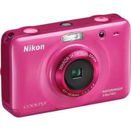 Compact CoolPix S30 - Pink + Nikon Nikkor 3X Optical Zoom Lens 4.1-12.3mm f/3.3-5.9 f/3.3-5.9