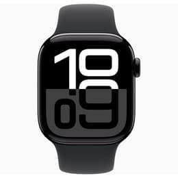 Apple Watch Series 10 (2024) GPS + Cellular 46 mm - Aluminium Jet Black - Sport loop Black