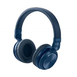 Muse M-276 BTB wired + wireless Headphones with microphone - Blue