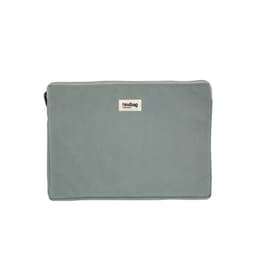 Cover 15-inches laptops - Cotton - Green