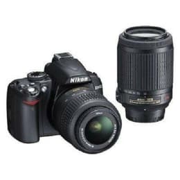 Reflex D3000 - Black + Nikon AF-S DX Nikkor 18-55mm f/3.5-5.6G VR + Nikon AF-S DX Nikkor 55-200mm f/4-5.6G IF-ED VR f/3.5-5.6 + f/4-5.6