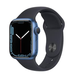 Apple Watch (Series 7) 2021 GPS + Cellular 41 - Aluminium Blue - Sport band Blue