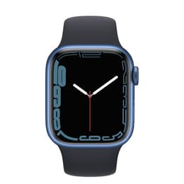 Apple Watch (Series 7) 2021 GPS + Cellular 41 - Aluminium Blue - Sport band Blue