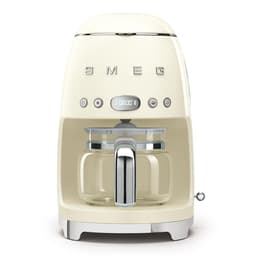 Coffee maker Without capsule Smeg DCF02CREU 1.25L - Cream
