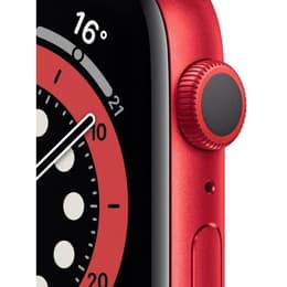 Apple Watch (Series 7) 2021 GPS 41 - Aluminium Red - Sport band Black