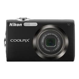 Compact Coolpix S3000 - Black + Nikon Nikkor 4X Wide Optical Zoom Lens 27-108mm f/3.2-5.9 f/3.2-5.9