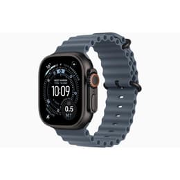 Apple Watch (2025) GPS + Cellular 49 mm - Titanium Black - Ocean band Blue
