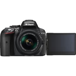 Reflex - Nikon D5300 Black + Lens Nikon AF-S DX Nikkor 18-55mm f/3.5-5.6G VR II