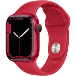 Apple Watch (Series 7) 2021 GPS + Cellular 41 - Aluminium Red - Sport loop Red