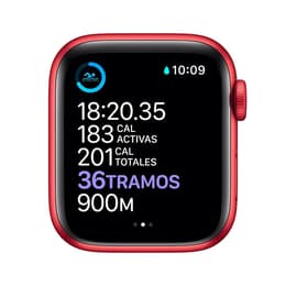 Apple Watch (Series 7) 2021 GPS + Cellular 41 - Aluminium Red - Sport loop Red