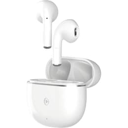 Force Play II Earbud Noise-Cancelling Bluetooth Earphones - White