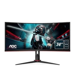 34-inch Aoc CU34G2/BK 3440 x 1440 LED Monitor Black