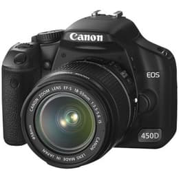 Reflex - Canon EOS 450D Black + Lens Canon EF-S 18-55mm f/3.5-5.6 IS II