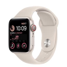 Apple Watch (Series SE) 2022 GPS 40 - Aluminium Starlight - Sport band White