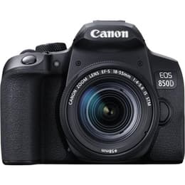 Reflex EOS 850D - Black + Canon Zoom Lens EF-S 18-55mm f/4-5.6 IS STM f/4-5.6