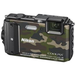 Compact Coolpix AW130 - Camouflage + Nikon Nikkor 5x Wide Optical Zoom 24-120mm f/2.8-4.9 f/2.8-4.9
