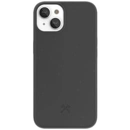 Case iPhone 13 mini - Natural material - Black