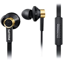 Philips TX2 Earbud Earphones - Black/Gold