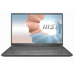 MSI Modern MS-1551 15-inch (2019) - Core i5-10210U - 8GB - SSD 512 GB AZERTY - French
