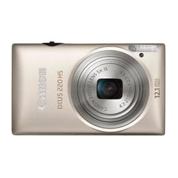 Compact IXUS 220 HS - Silver + Canon Zoom Lens 5x IS 24-120mm f/2.7-5.9 f/2.7-5.9