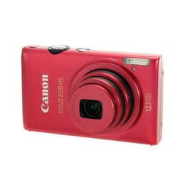 Compact IXUS 220 HS - Red + Canon Canon Zoom Lens x5 IS 4,3-21,5mm f/2,7-5,9 f/2,7-5,9