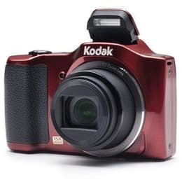 Compact PixPro FZ152 - Red + Kodak PixPro Aspheric ED Zoom Lens 24-360mm f/3.3-5.9 f/3.3-5.9