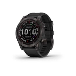 Smart Watch Garmin HR GPS Fenix 7 Sapphire Solar - Black