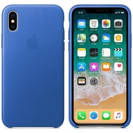 Apple Case iPhone X / XS - Leather Blue
