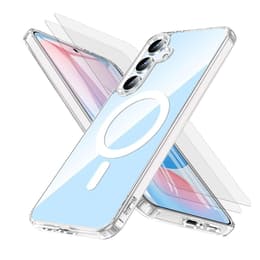 Case Galaxy S24 FE and 2 protective screens - TPU - Transparent