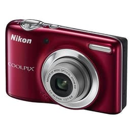 Compact Coolpix L25 - Red + Nikon Nikkor 5X Wide Optical Zoom 28-140mm f/2.7-6.8 f/2.7-6.8