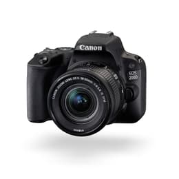 Reflex EOS 200D - Black + Canon Zoom Lens EF-S 18-55mm f/4.0-5.6 IS STM f/4.0-5.6