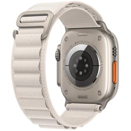 Apple Watch Ultra 2 (2023) GPS + Cellular 49 mm - Titanium Natural Titanium - Alpine loop White