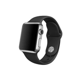 Apple Watch (Series 4) 2018 GPS + Cellular 40 - Aluminium Silver - Sport band Black