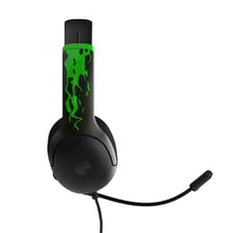 Pdp Airlite Glow Airlite Glow noise-Cancelling gaming wired Headphones with microphone - Black/Green