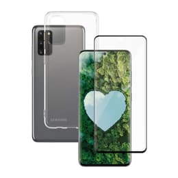 Case Galaxy S20 and protective screen - Silicone - Transparent