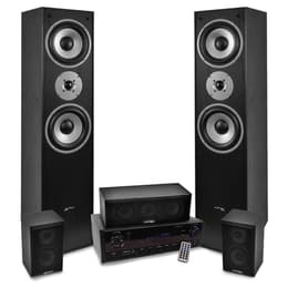 Soundbar Ltc Home-Cinema 5 enceintes 850W E1004BK, Ampli 2x50W + 3x20W ATM6500BT - Black