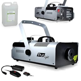 Pur Light Machine à fumée Pro Méga SMOKE haute densité 1500W + Etrier de fix + 2 télécommandes NEWARK1500 +20L Liquide Audio accessories