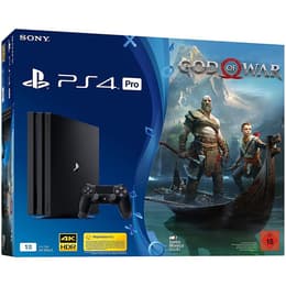 PlayStation 4 Pro 1000GB - Black - Limited edition God of War + God of War