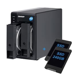 Qnap TR-002 DAS Storage 2-Bay - 480GB - 0 GB RAM Microprocessor with hardware RAID