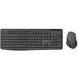 Trust Keyboard QWERTY Spanish Wireless Evo Wireless keyboard + mousewith siloent keys