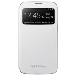 Case Galaxy Mega - Leather - White