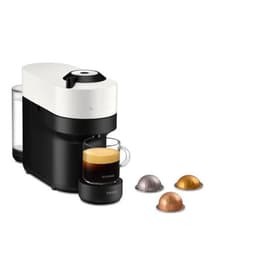 Espresso coffee machine combined Machine a Cafe KRUPS NESPRESSO YY4889FD Vertuo Pop Blanche capsules, Cafetiere compacte, 4 tailles de tasses, Expresso, Bluetoo L - Black/Grey