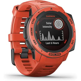 Smart Watch Garmin HR GPS Instinct Solar - Red