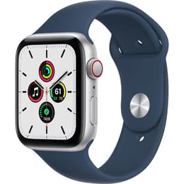 Apple Watch Series SE 1 (2020) GPS + Cellular 44 mm - Aluminium Silver - Sport band Blue