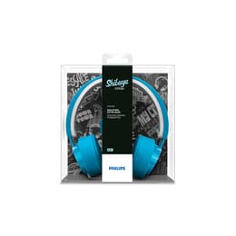 Philips CitiScape Shibuya SHL5205BL /10 noise-Cancelling wired Headphones with microphone - Blue