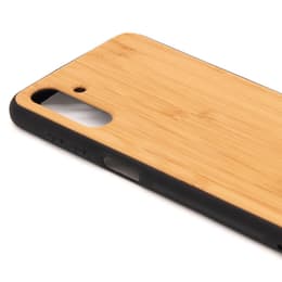 Case Galaxy A13 5G and protective screen - Wood - Black