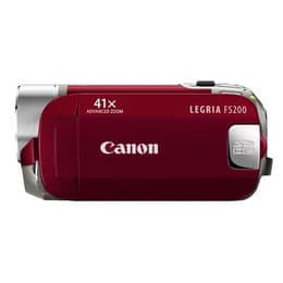 Canon Legria FS200 Camcorder - Black/Red